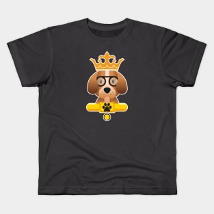 Smart Dog King Kids T-Shirt